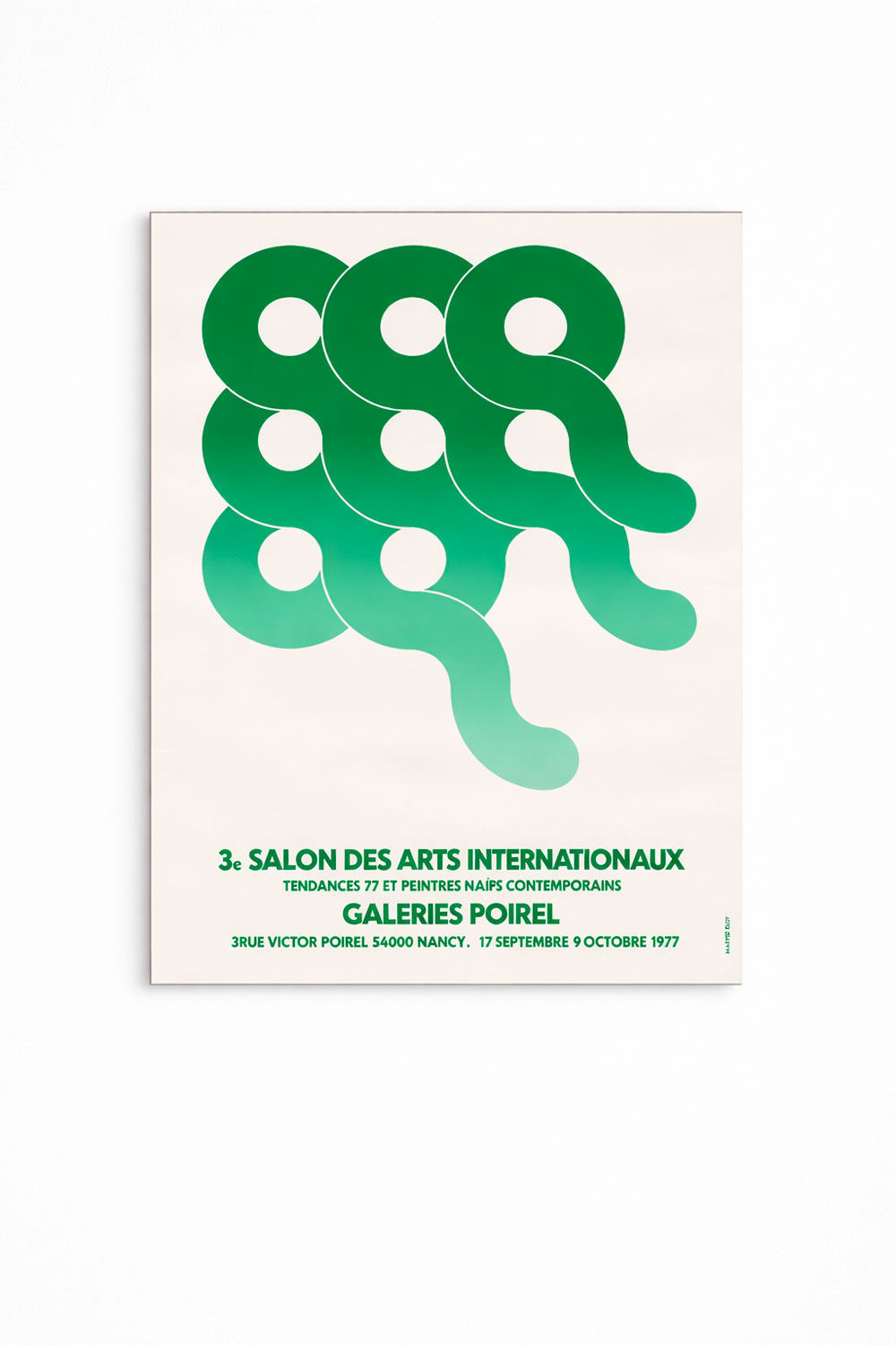 1977. Affiche exposition Maryse Eloy