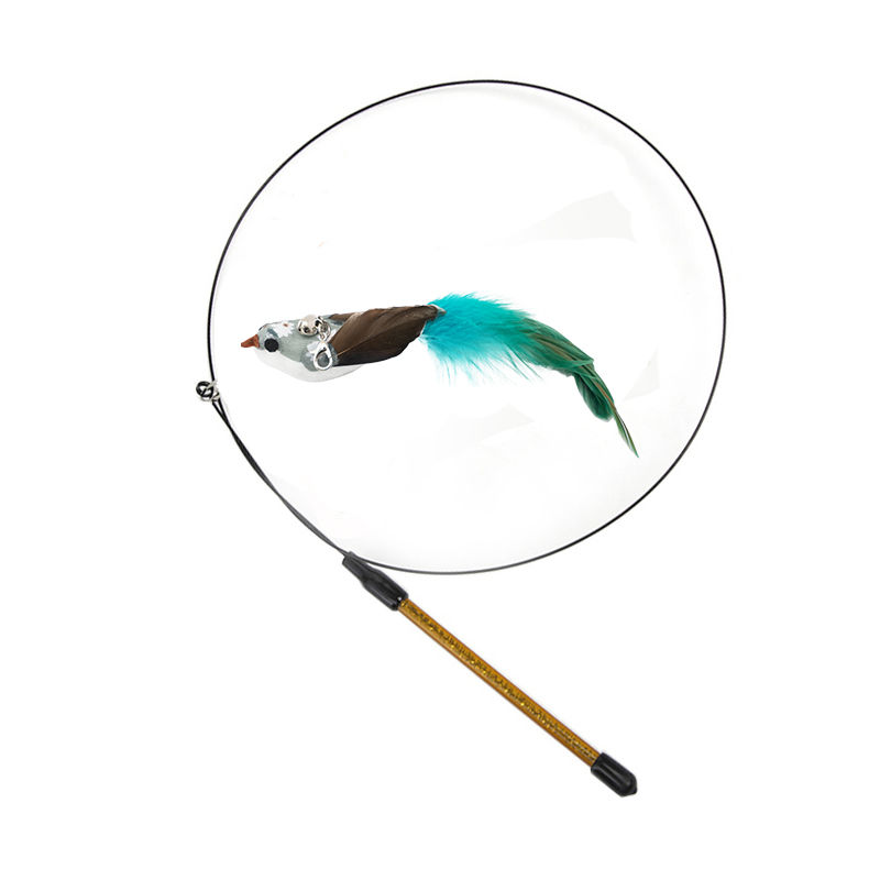 Miniatura: Juguete interactivo para gatos y pájaros