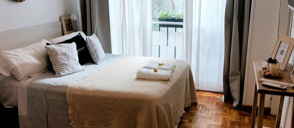 ID062-Recoleta- Francês 2800- 1 Quarto e Meio- 2 Pax- US$500