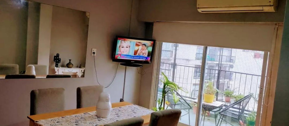 Colegiales: Luminoso 2 Ambientes con Balcón Terraza y Parrilla