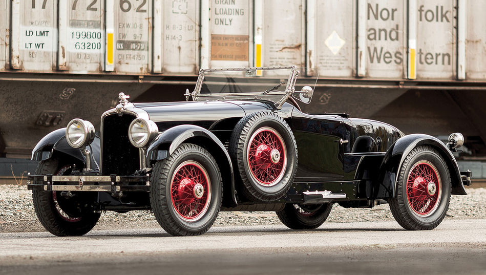1927 Stutz Vertical Eight Custom Black Hawk Two-Passenger Speedster by Robbins