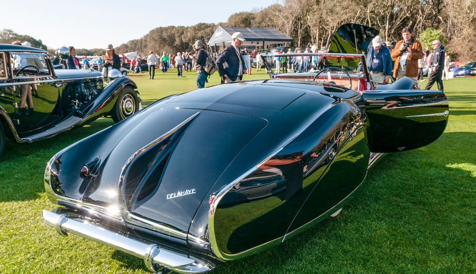 1947 Delahaye 135M Cover Girl by Prima