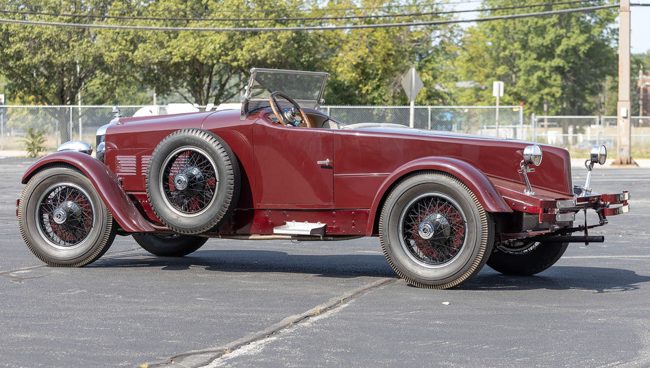 1927 Stutz AA Vertical Eight Custom Black Hawk Two-Passenger Speedster with Robbins Style Body