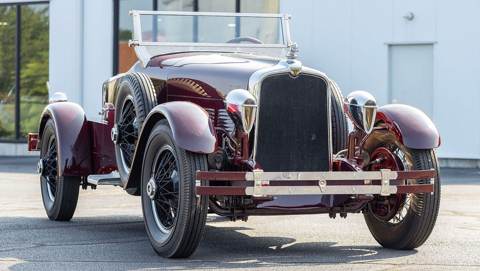 1927 Stutz AA Vertical Eight Custom Black Hawk Two-Passenger Speedster with Robbins Body Style 
