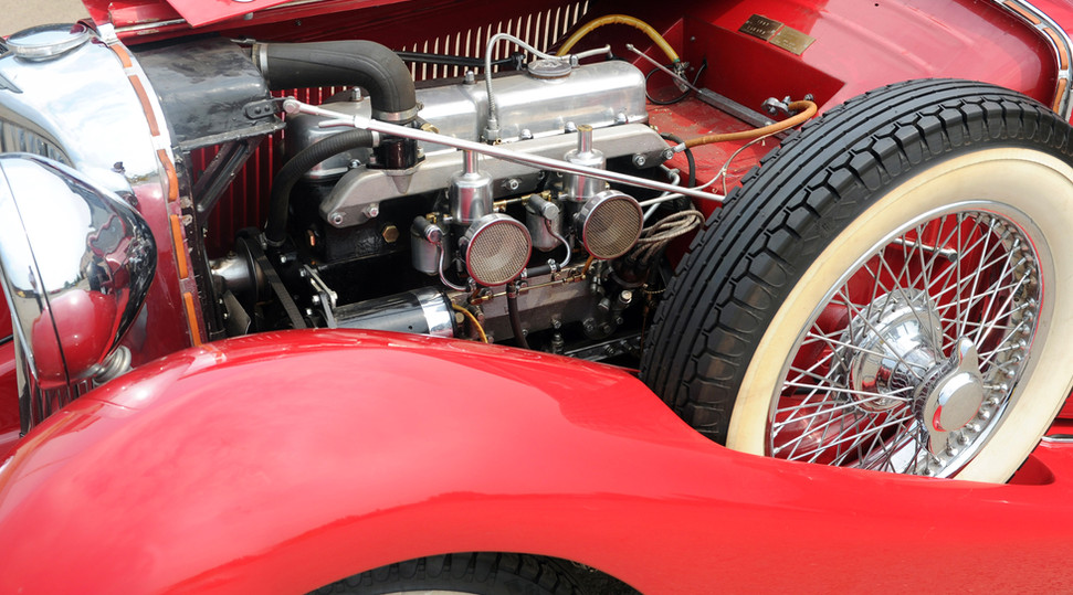 1937 Jaguar SS1 Fixed-Head Coupé  2 1/2-Liter Engine