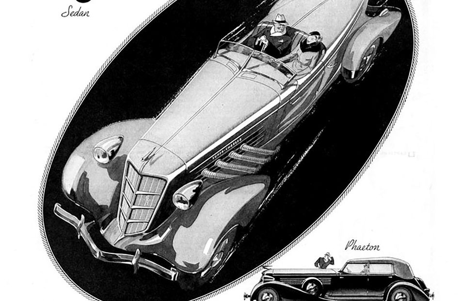1935 Auburn Super-Charged Ad