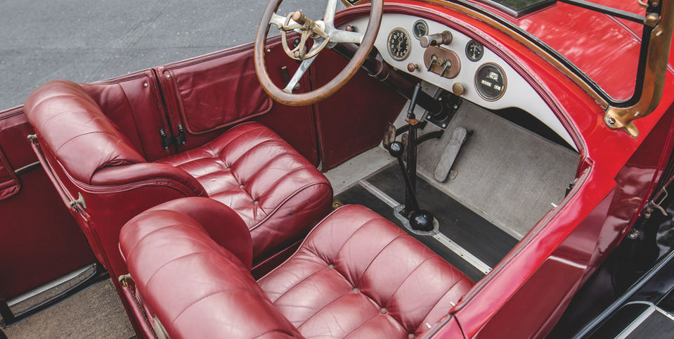 1919 Apperson 8-19 Anniversary Touring Interior