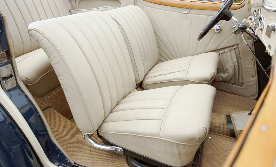 1936 BMW 329 Two-Seater Cabriolet Steering Interior
