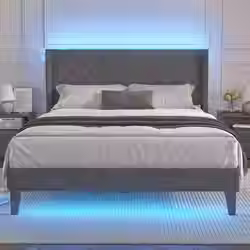 Base de Cama Matrimonial con Luce LED