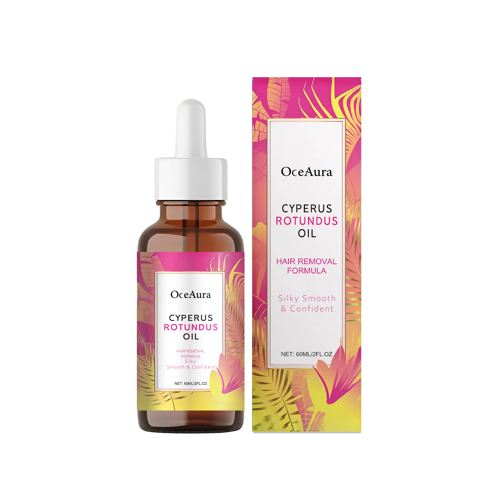 PLUM & FORM Smooth Skin Cyperus Rotundus Oil for Hair Reduction & After-Shave Ca