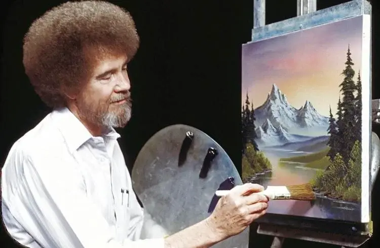 Opening of the Bob Ross Exibit at the Dunn Center