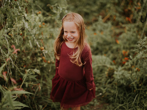 Sunflower portrait session