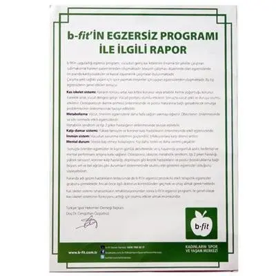 EGZERSİZ PROGRAMI POSTERİ