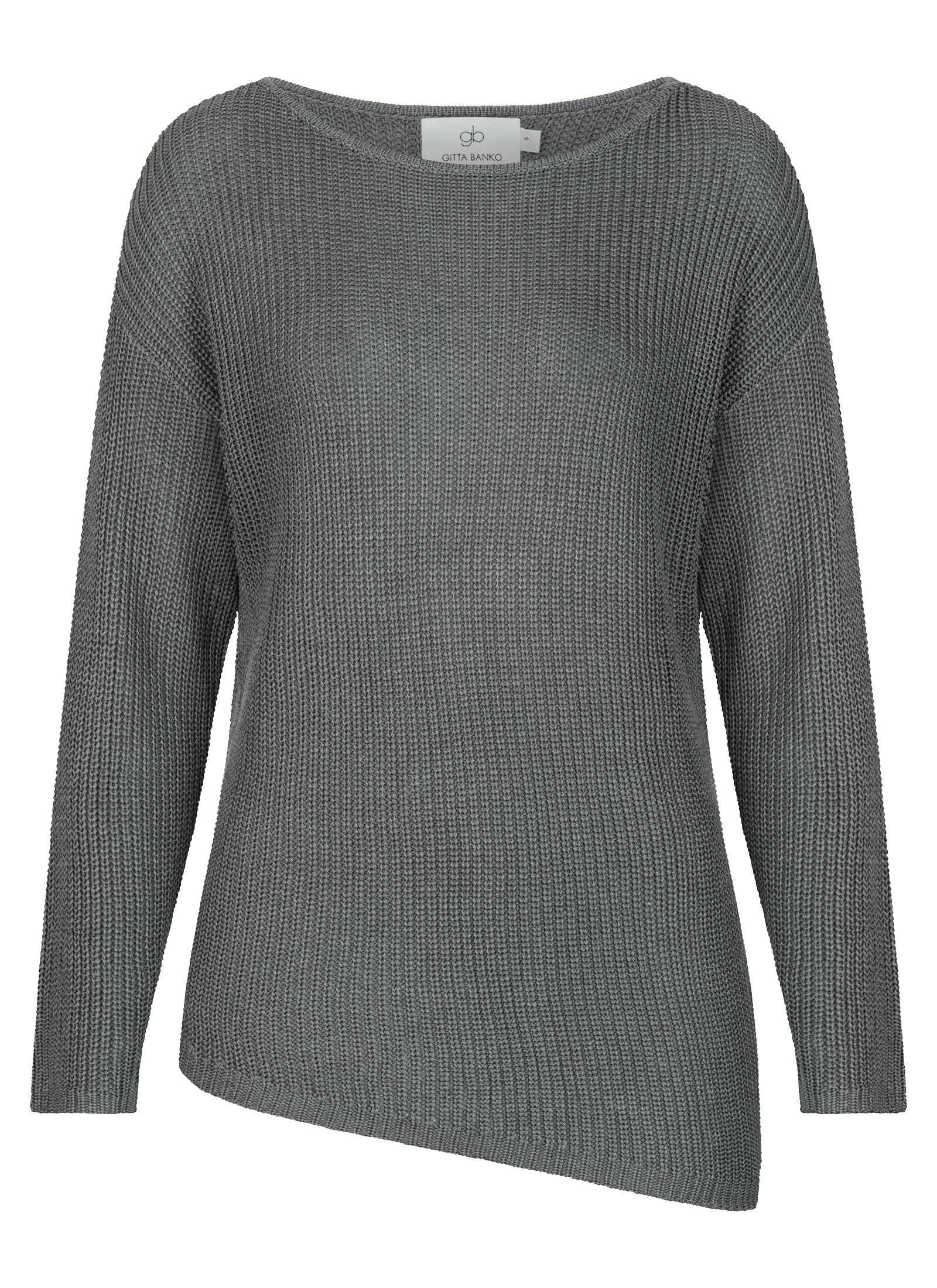 COTTON SILK SWEATER ARIA IN STONE