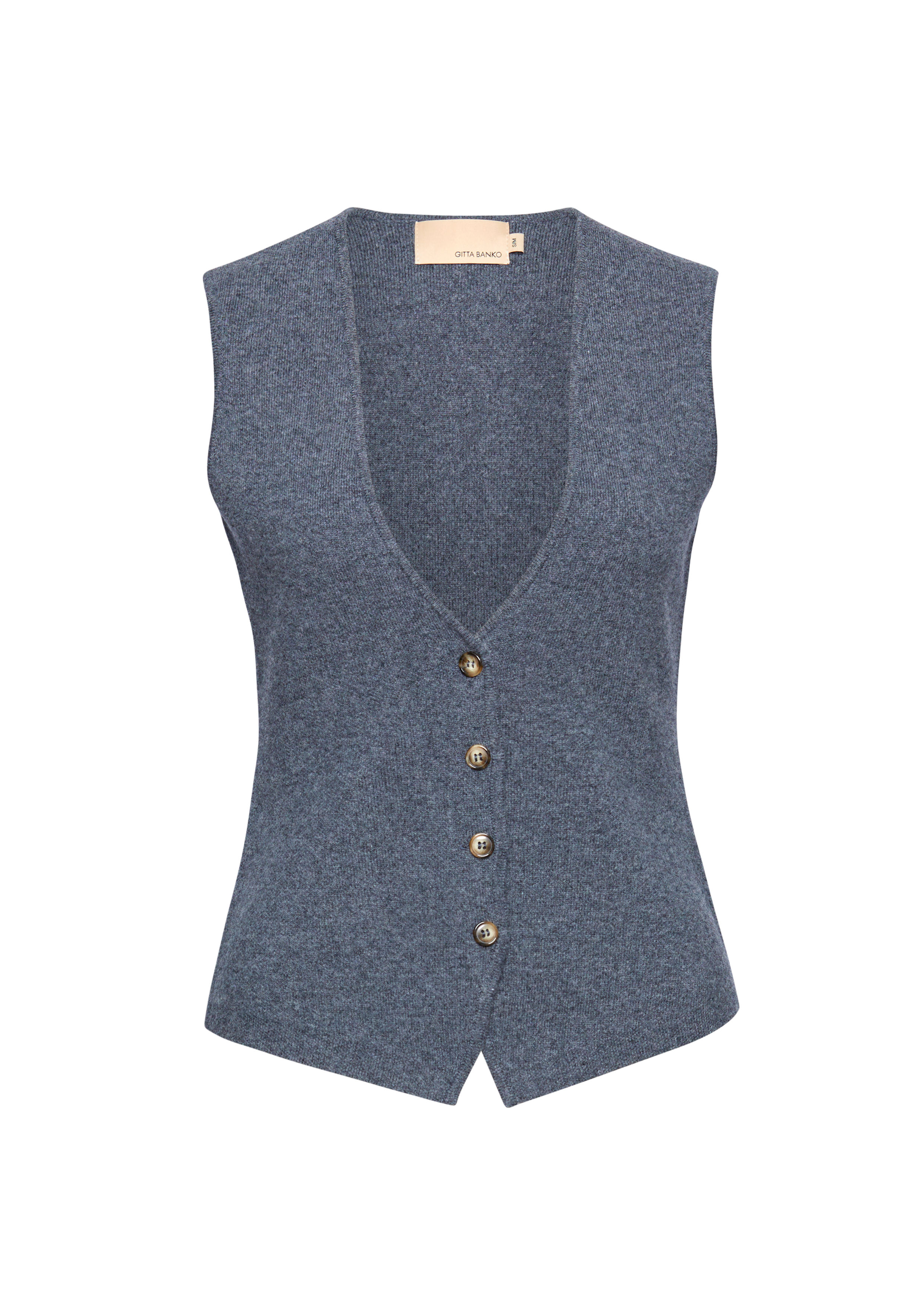 WESTE GRAU AUS MERINOWOLLE