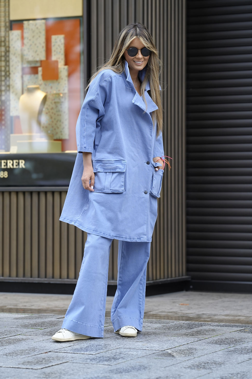 Miniaturbild: CANVAS COAT EMMA IN BLUE