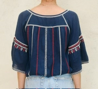 Miniaturbild: M.A.B.E EMBROIDERED BLOUSE LENA