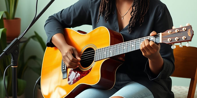 black female music therapist playing acoustic guitar.jpg