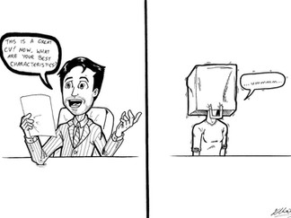 The blank interview