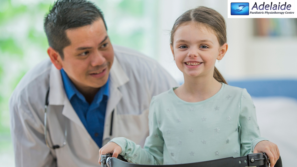 Child receiving post-surgical rehabilitation physiotherapy in Dubai to improve mobility after surgery.