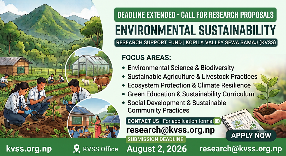 DEADLINE EXTENDED!