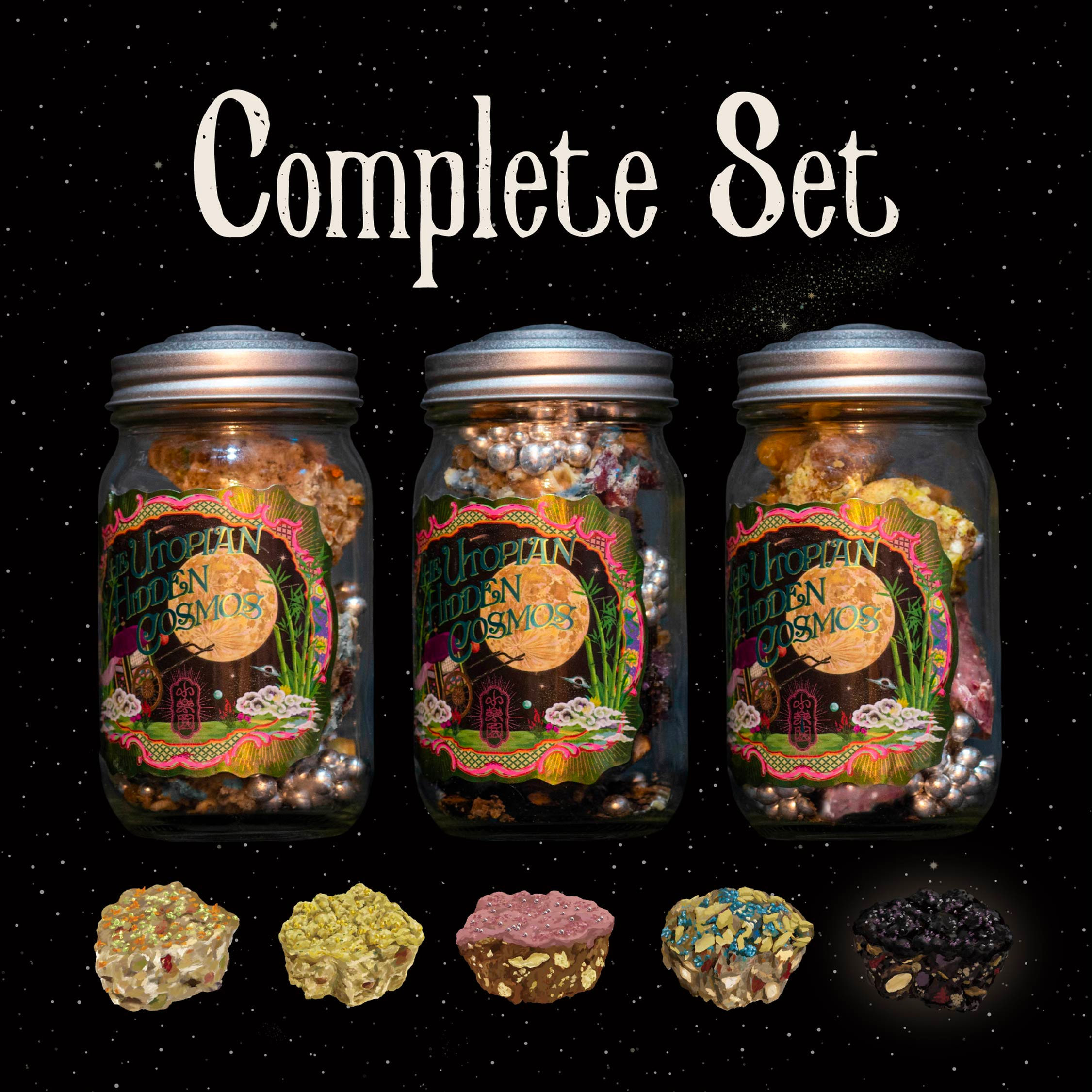 【3月中旬~順次発送】チョコレート銀河 “天体のかけら”コンプリートセット(3瓶)