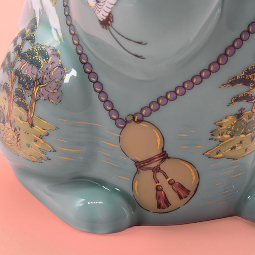 福招き猫ポット空色 -UTOPIAN LUCKY CAT TEA POT- | 小楽園