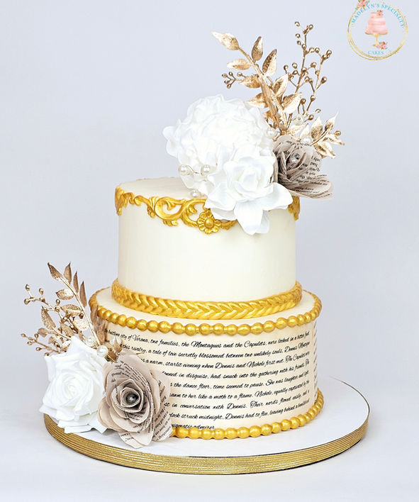Two-Tier "Romantic Story Telling" Wedding Cake
Evans GA, Augusta GA, North Augusta SC, Aiken SC, Grovetown GA, Martinez GA and Hephzibah GA