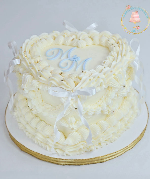 One-Tier Vintage Heart Wedding Cake
Evans GA, Augusta GA, North Augusta SC, Aiken SC, Grovetown GA, Martinez GA and Hephzibah GA