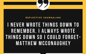 The (not-so-)subtle rewards of (reflective) journaling