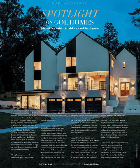 Spotlight in Modern Luxury DC