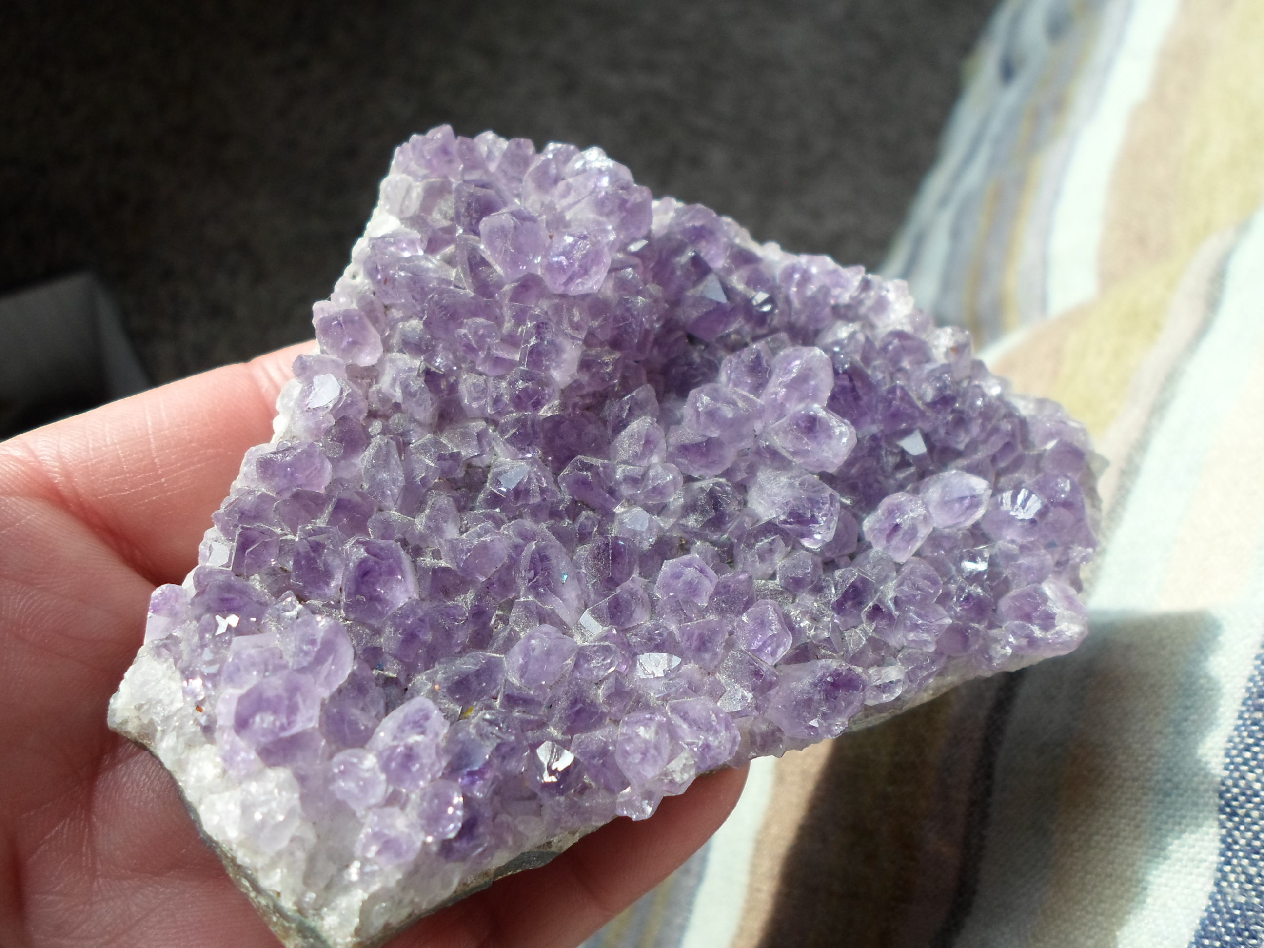 Lilac Amethyst Clusters
