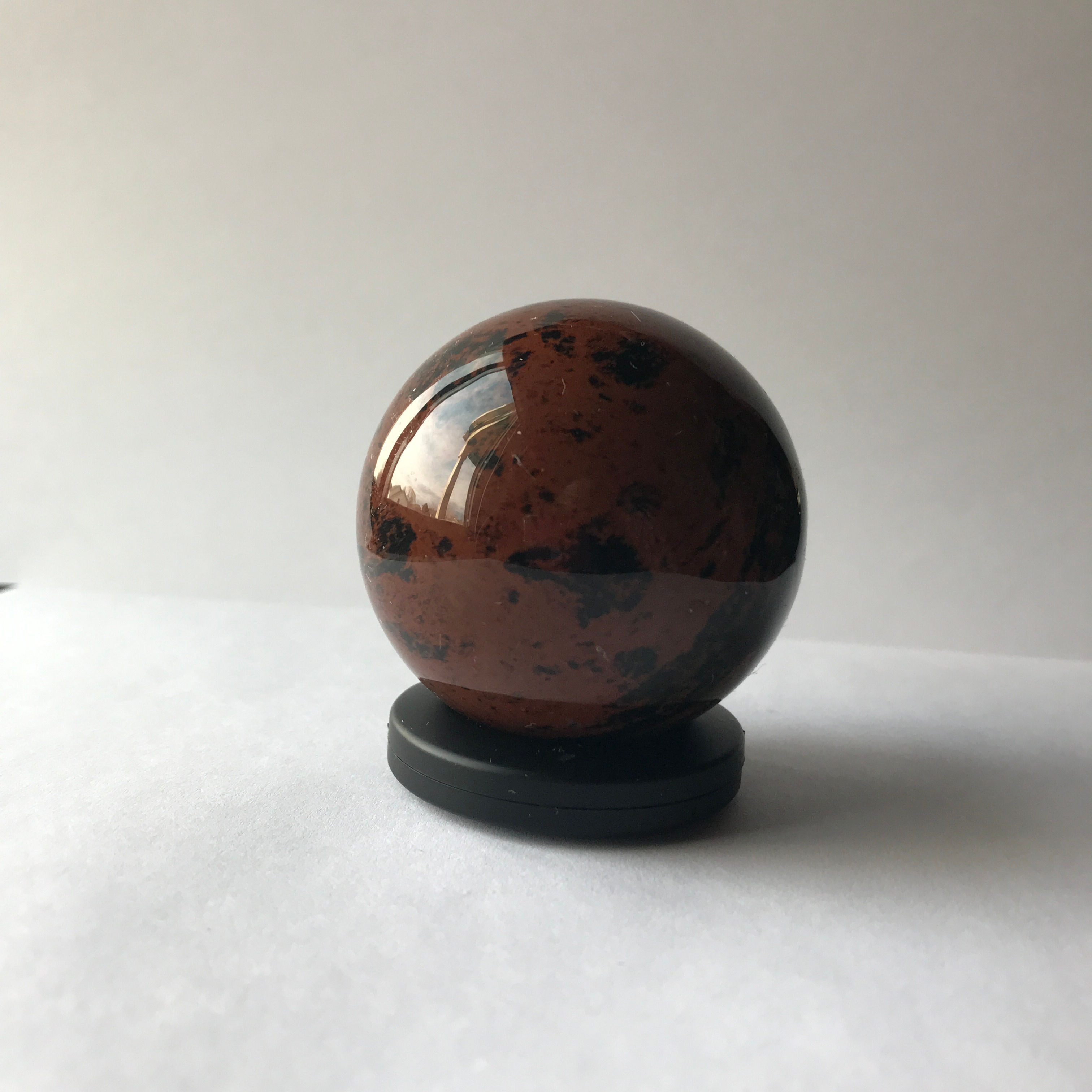 Mahogany Obsidian Spheres