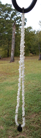 Thumbnail: Moldavite Azeztulite Grail Necklace