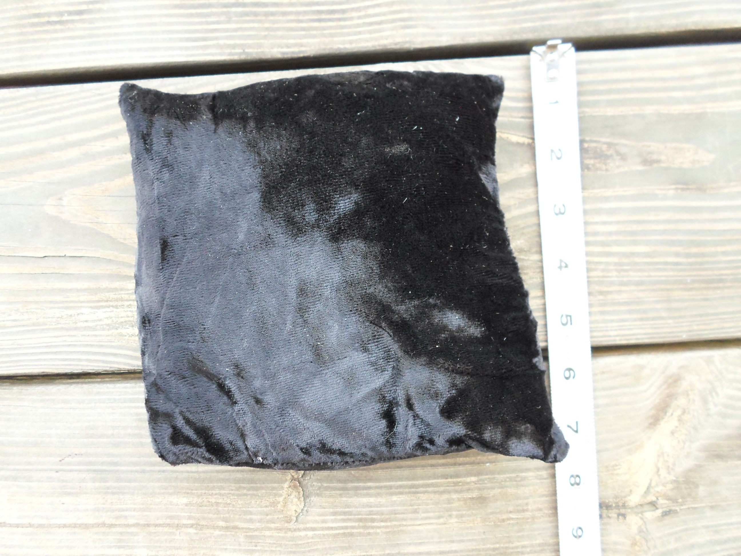 Black Velvet Pillow Sphere Stands