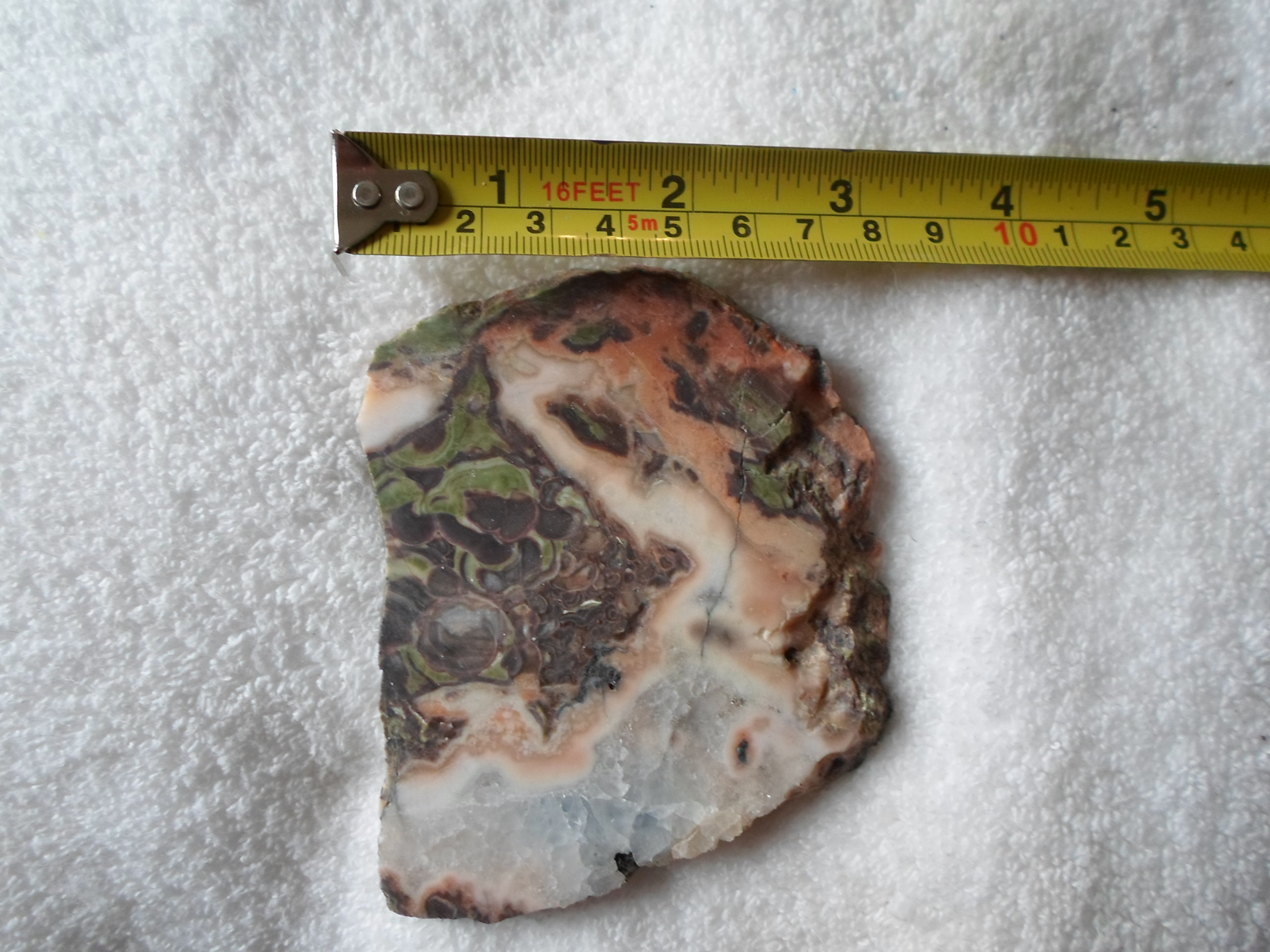 Fire Mountain Rhyolite Jasper Slice Slab Healing Crystals Healing Stones