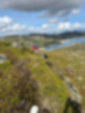 Ungdomsskolen som går fjelltur
