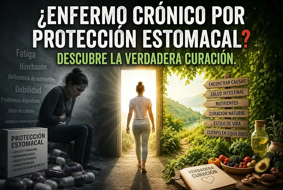 ¿Enfermedad crónica por los «protectores gástricos»? Cómo los productos naturales curan realmente el estómago