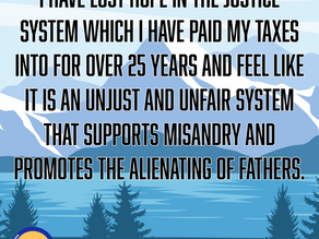 An Alienated Father “I Have Lost Hope In The Justice System”
