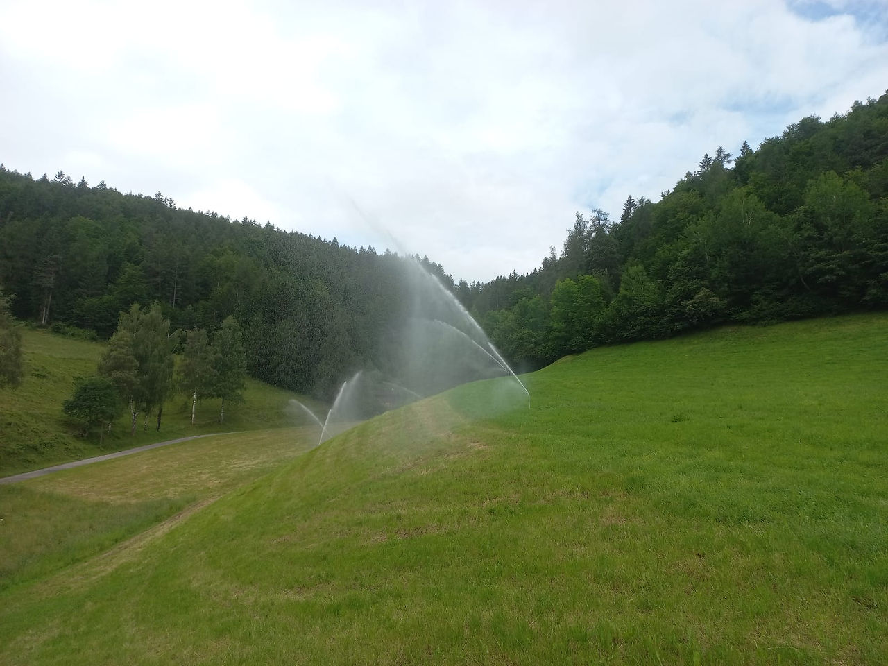 Großflächige Bewässerung   