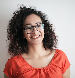 Young woman wearing stylish eye glassesphoto