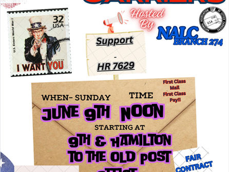 Rally for Letter Carriers!