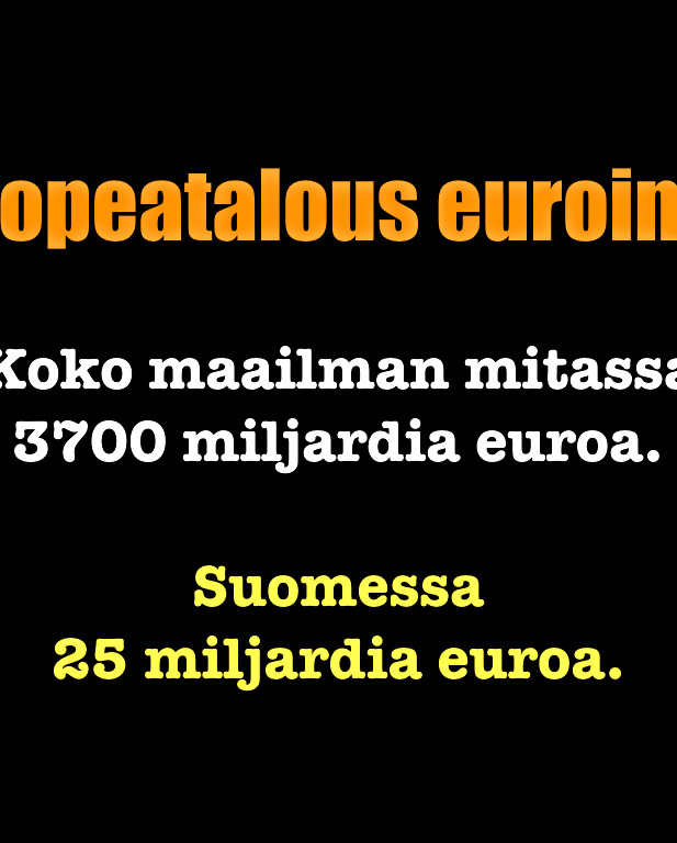 33/100. HOPEATALOUS ON ISO MAHDOLLISUUS
