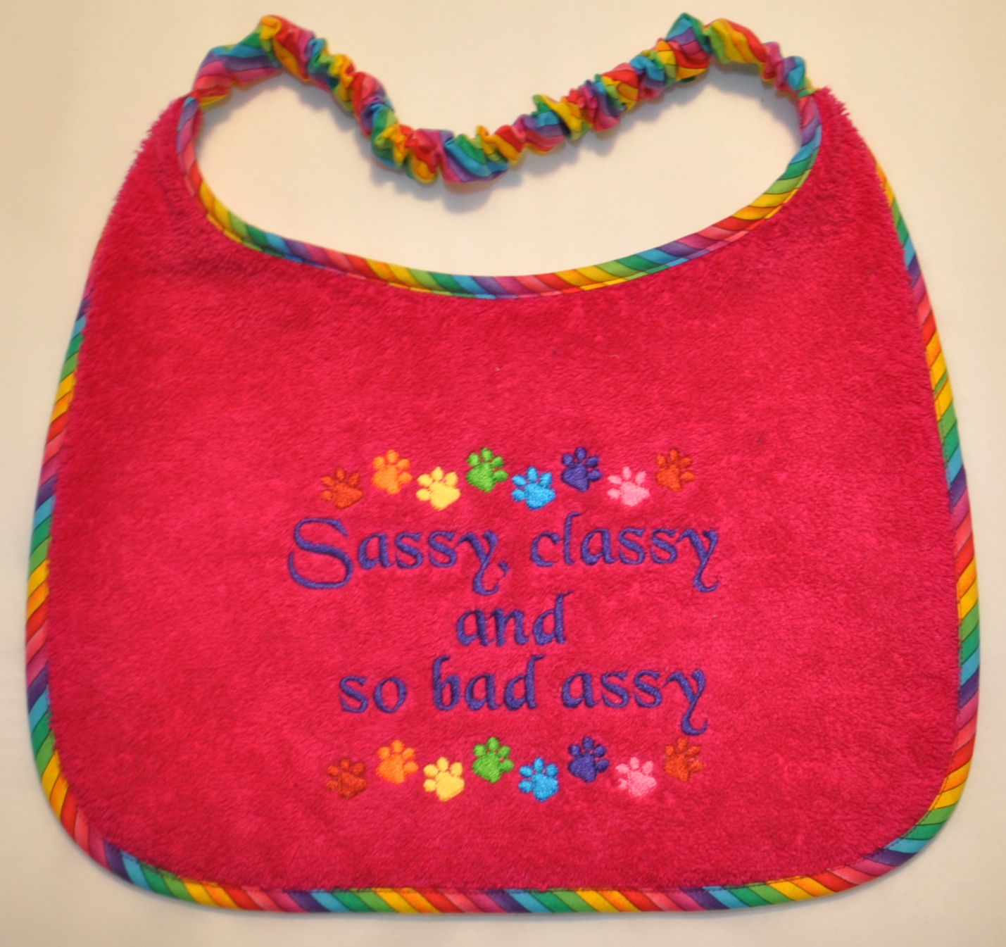 Sassy, classy and so bad assy (Large Walking/Hot Pink)