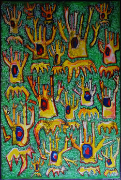 Antipop diafani nel giardino degli alberi di pietra