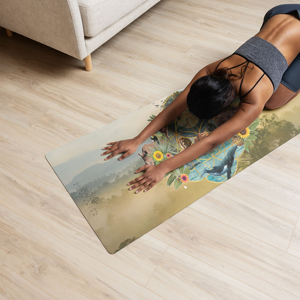 Thumbnail: Sacred Earth Yoga Mat on Sunshine