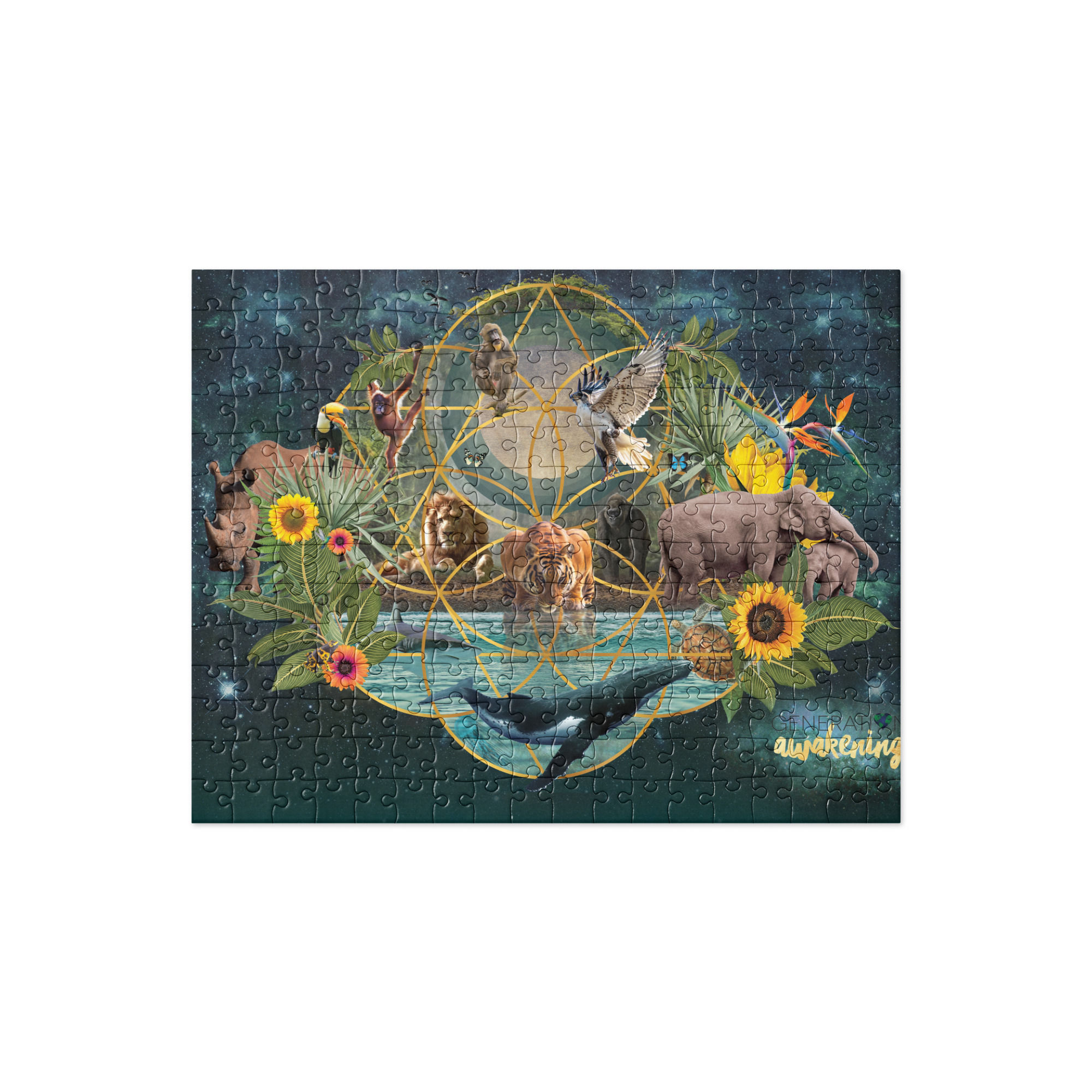 Sacred Earth in the Cosmos Jigsaw puzzle