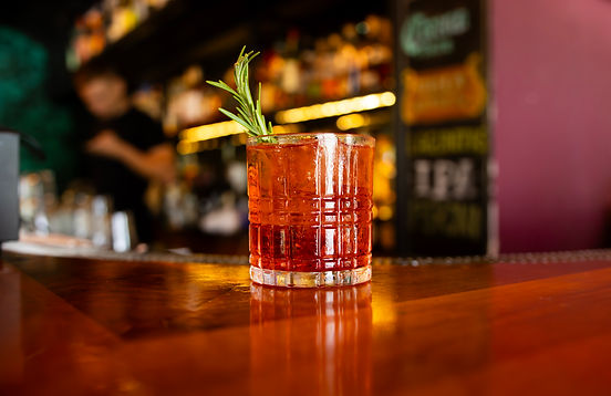 Craft cocktail at MiniBar Miami cocktail bar in South of Fifth Miami Beach