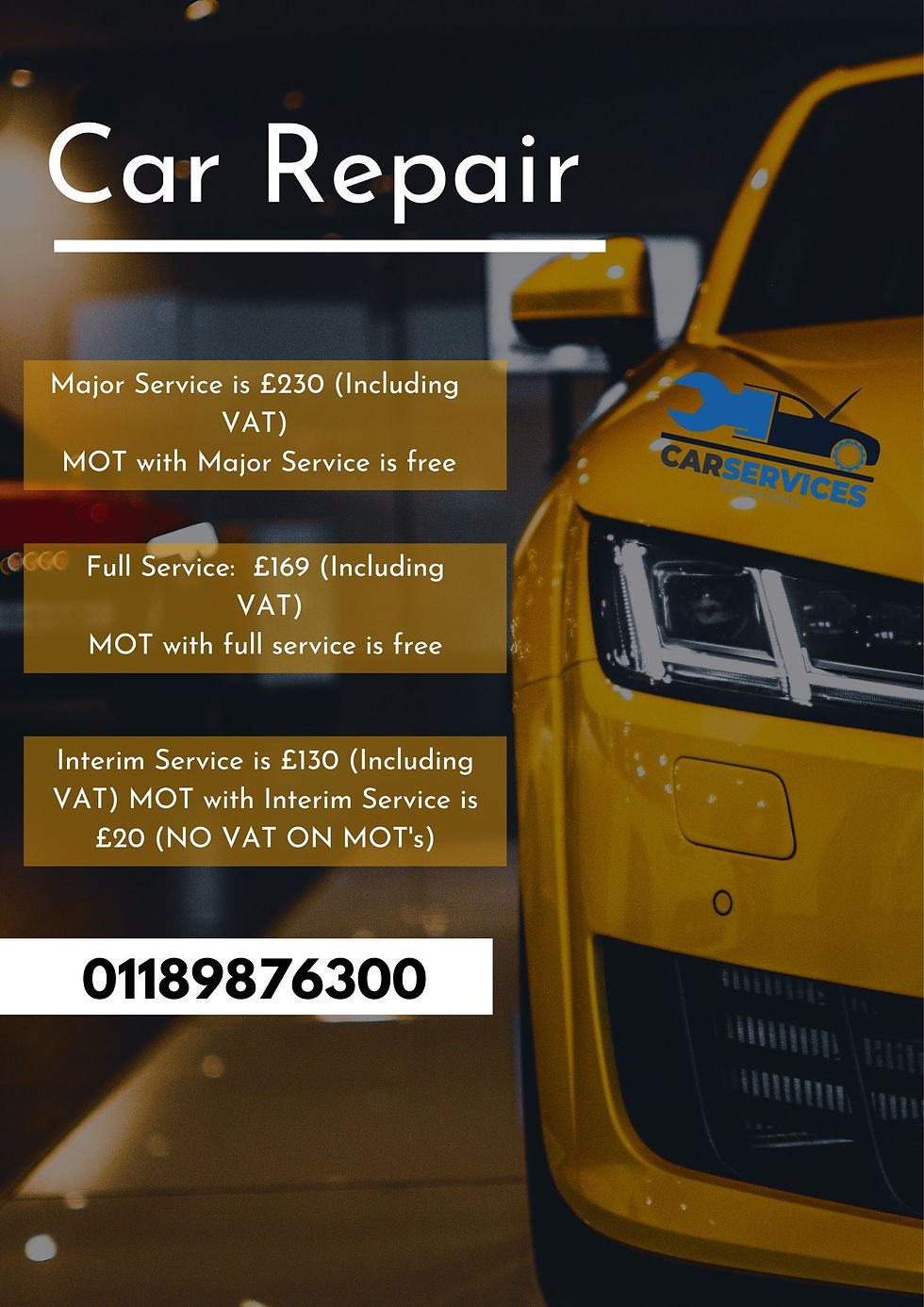 Car garages in reading
