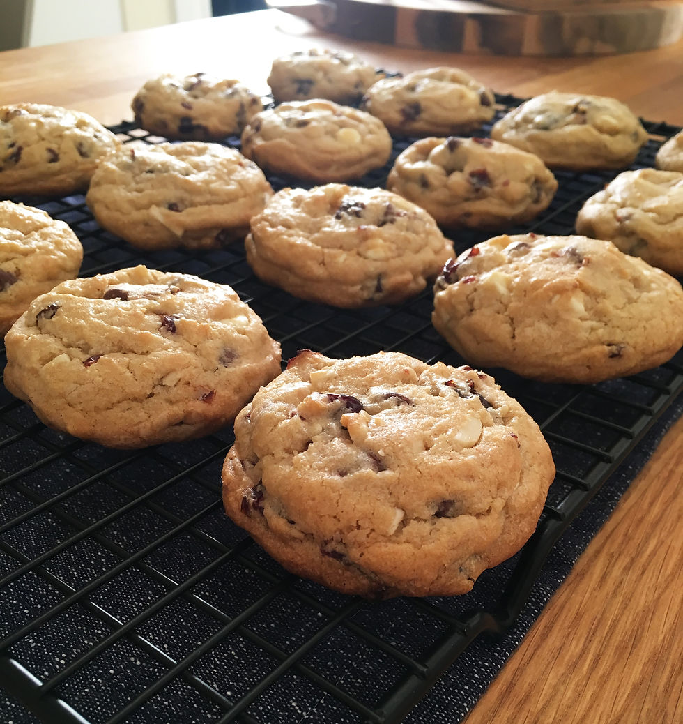 Double Chocolate Cherry Almond Cookies